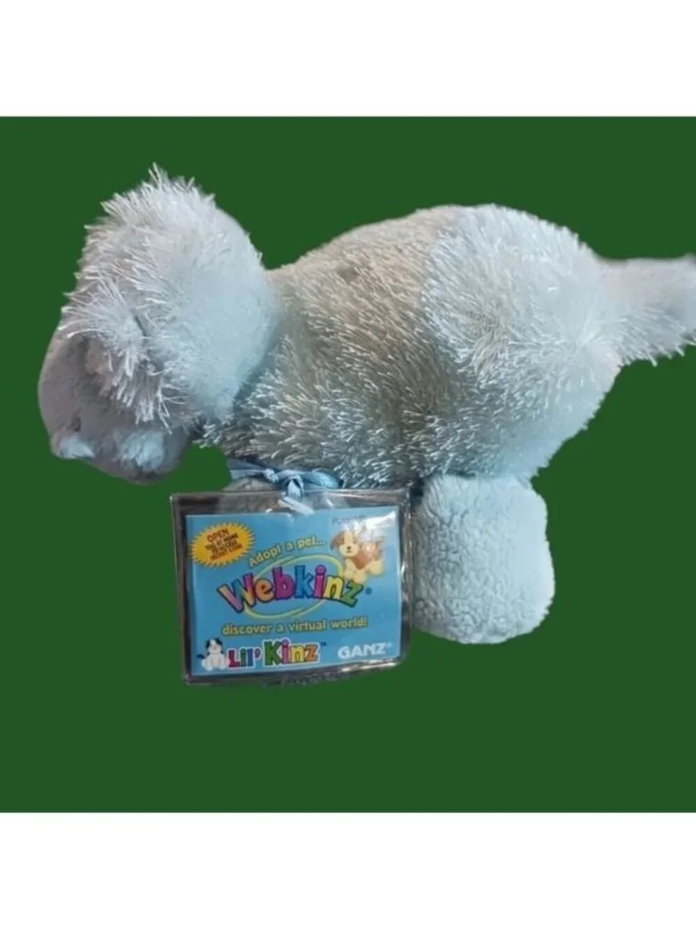 Ganz webkinz hippo soft stuffed animal w/ code 